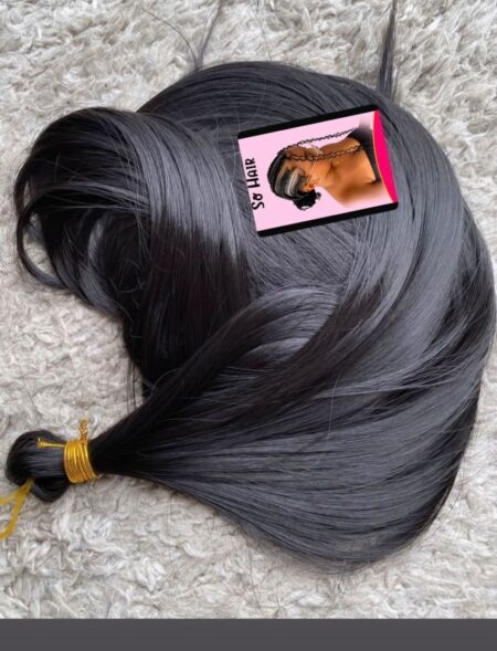 Bone straight hair