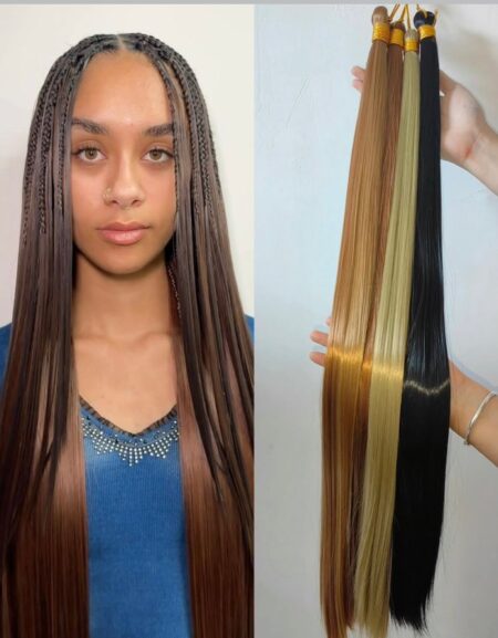 Bone straight hair